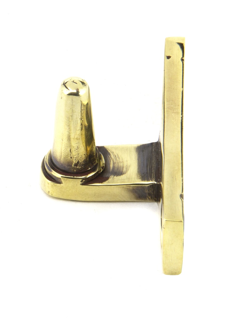 Aged Brass Cranked Stay Pin in-situ