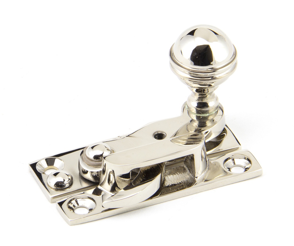 Polished Nickel Prestbury Sash Hook Fastener in-situ