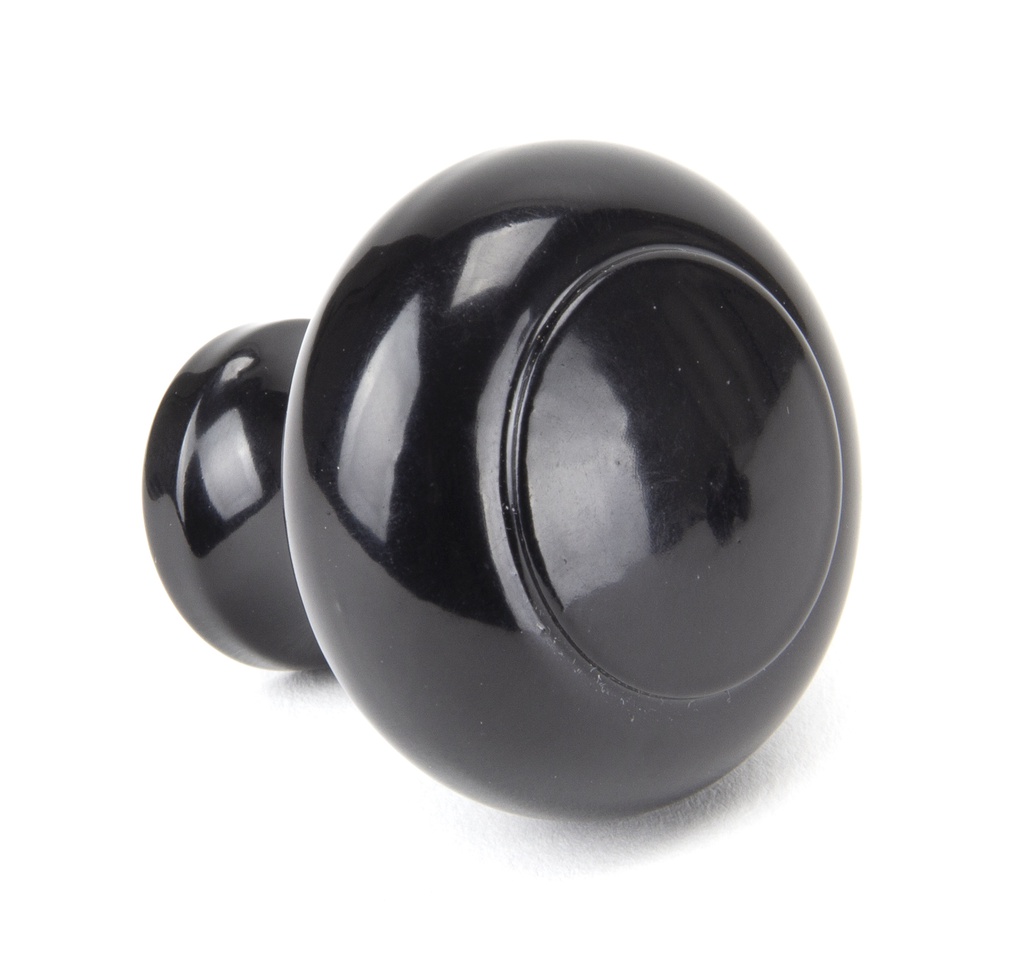 Black Regency Cabinet Knob - Large in-situ