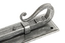 Pewter 4&quot; Shepherd's Crook Universal Bolt in-situ