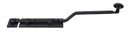 Black 10" French Door Bolt in-situ