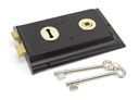 Beeswax Rim Lock & Cast Iron Cover in-situ