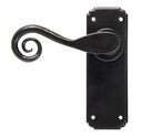 Black Monkeytail Lever Latch Set in-situ