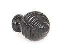 Black Twist Cabinet Knob in-situ