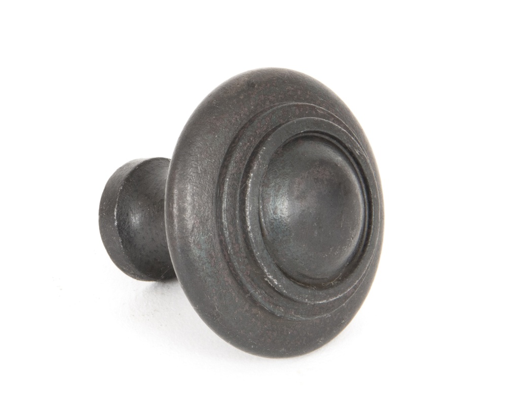 Beeswax Ringed Cabinet Knob - Large in-situ