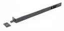 Black 12&quot; Flush/Slide Door Bolt in-situ