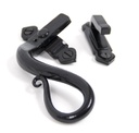 Black Locking Shepherd's Crook Fastener - LH in-situ