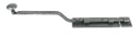 Pewter 6" French Door Bolt in-situ