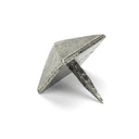 Pewter Pyramid Door Stud - Large in-situ