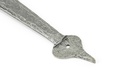 Pewter 24" Hook & Band Hinge (pair) in-situ
