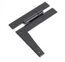 Black 7&quot; HL Hinge (pair) in-situ