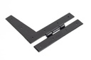 Black 9" HL Hinge (pair) in-situ