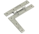 Pewter 7&quot; HL Hinge (pair) in-situ