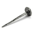 Pewter 3" Handmade Nail in-situ