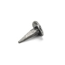 Pewter 1" Handmade Nail (20mm HD DIA) in-situ