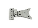 Pewter 2" Half Butterfly Hinge (pair) in-situ