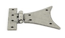 Pewter 3¼&quot; Half Butterfly Hinge (pair) in-situ