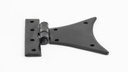 Black 3¼" Half Butterfly Hinge (pair) in-situ