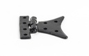 Black 2" Half Butterfly Hinge (pair) in-situ