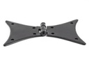 Black 5" Butterfly Hinge (pair) in-situ
