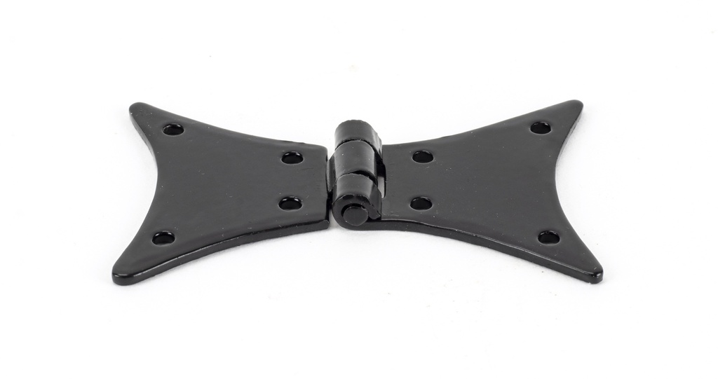 Black 3" Butterfly Hinge (pair) in-situ