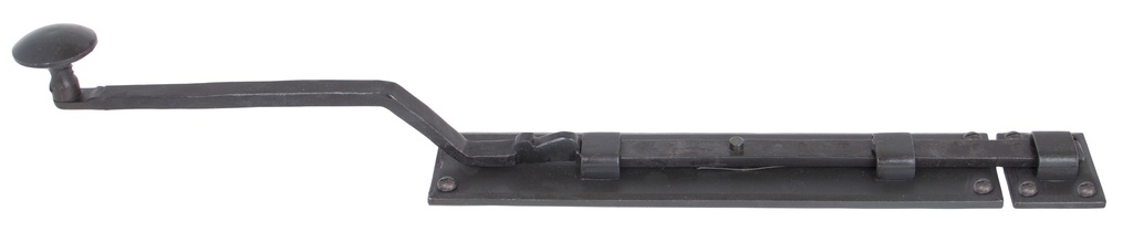 Beeswax 10" French Door Bolt in-situ