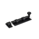 Black 4" Straight Knob Bolt in-situ