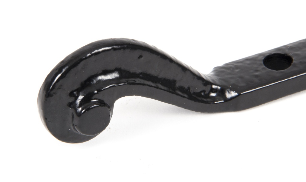Black 9" Rose Head Stay in-situ