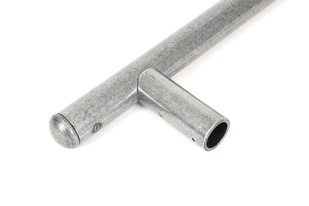 Pewter 400mm Pull Handle in-situ