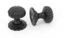 Black Flower Cabinet Knob - Small in-situ