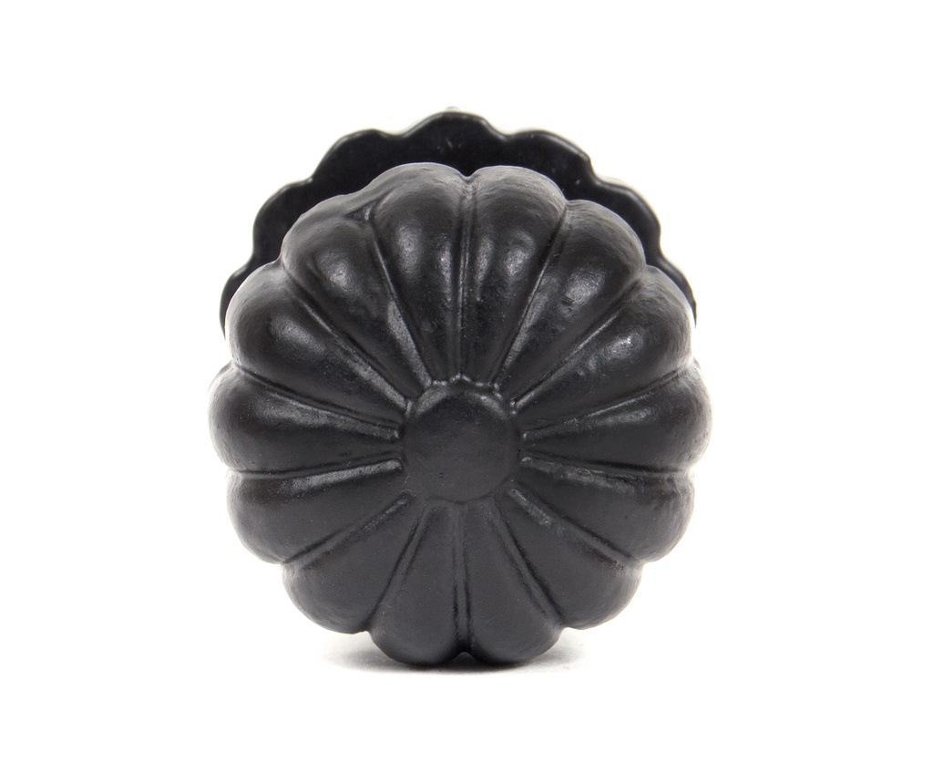 Black Flower Cabinet Knob - Large in-situ