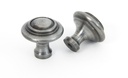 Natural Smooth Ringed Cabinet Knob - Large in-situ