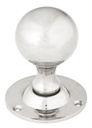 Polished Nickel Ball Mortice Knob Set in-situ