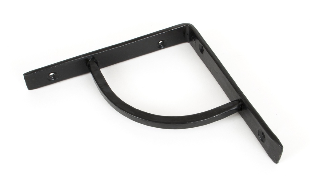 Black 6'' x 6'' Plain Shelf Bracket in-situ