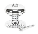 Polished Chrome Prestbury Centre Door Knob in-situ