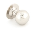 Polished Nickel Ball Cabinet Knob 31mm in-situ