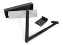 Black Size 2-5 Door Closer & Cover in-situ