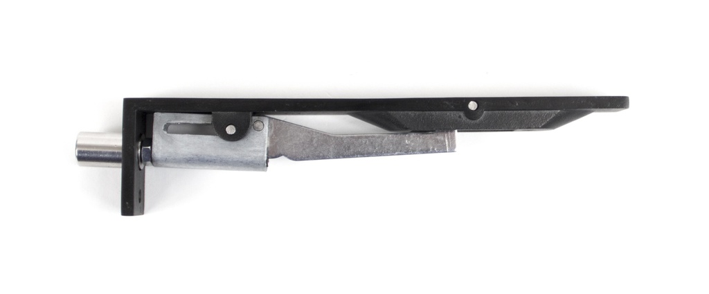Black PVD Stainless Steel 6" Flush Bolt in-situ