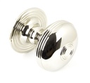 Polished Nickel Prestbury Centre Door Knob in-situ