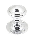 Polished Chrome Brockworth Mortice Knob Set in-situ