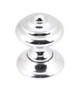 Polished Chrome Elmore Concealed Mortice Knob Set in-situ