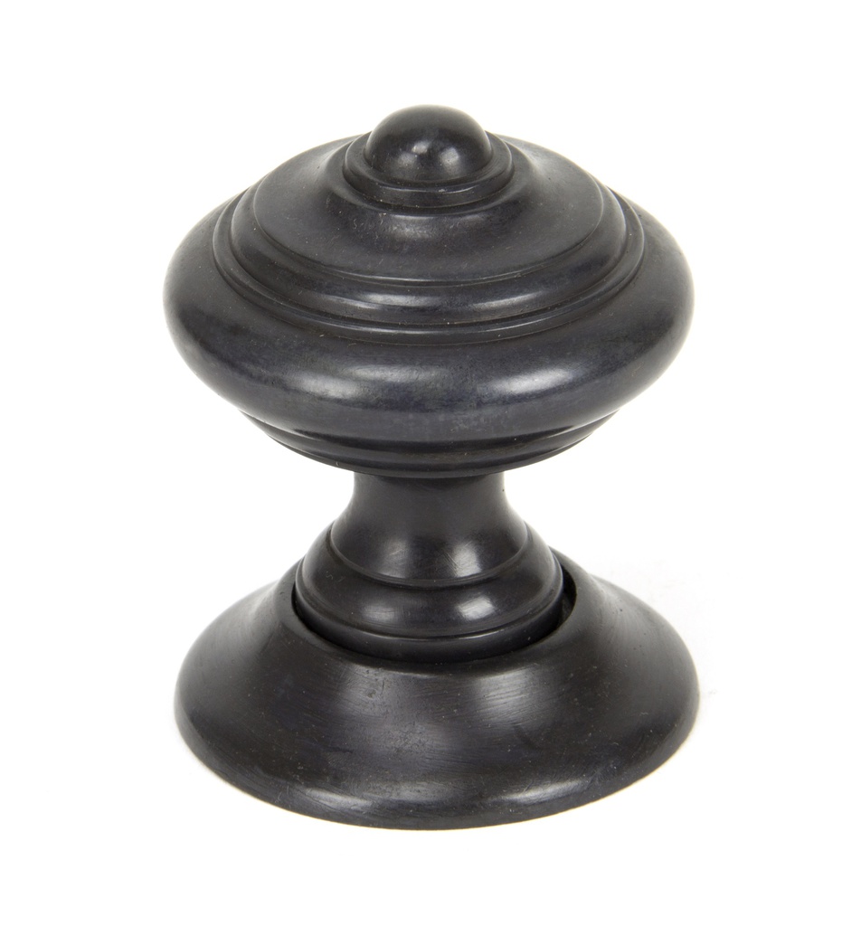 Aged Bronze Elmore Concealed Mortice Knob Set in-situ