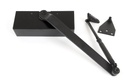 Black Size 3 Door Closer & Cover in-situ