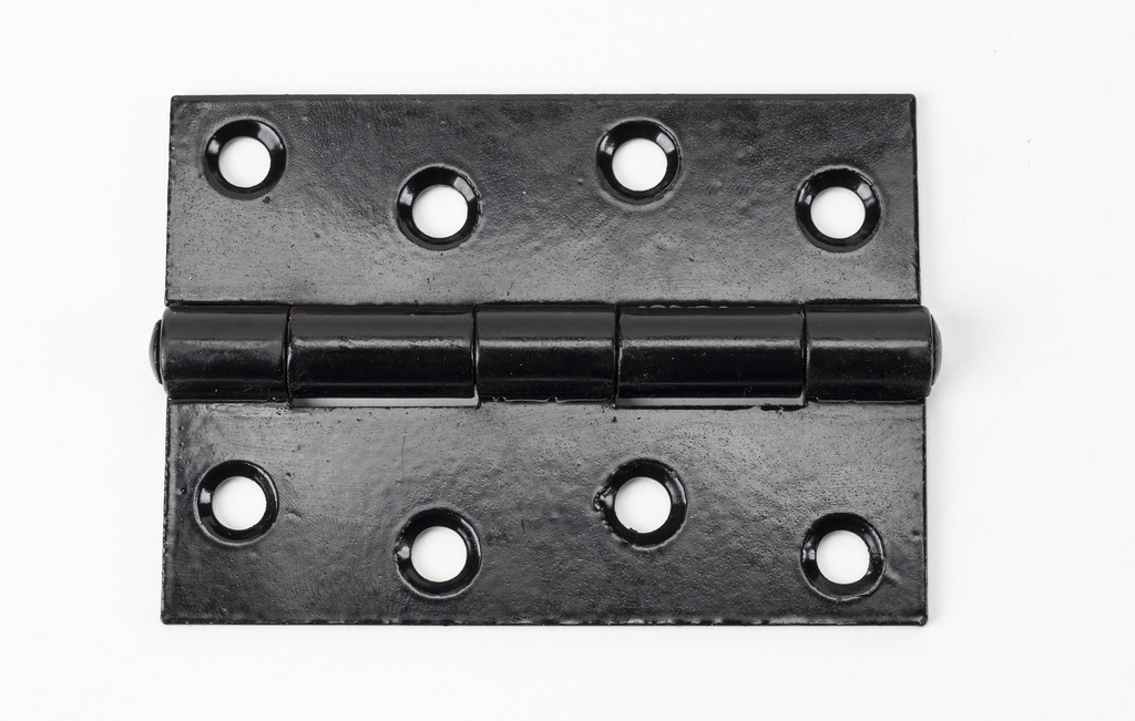 Black 4&quot; Butt Hinge (Pair) in-situ