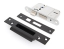 Black 2½&quot; 5 Lever BS Sash Lock in-situ