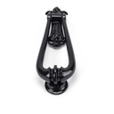 Black Loop Door Knocker in-situ