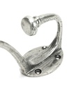 Pewter 7 3/4&quot; Hat &amp; Coat Hook in-situ