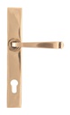 Polished Bronze Avon Slimline Espag. Lock Set in-situ