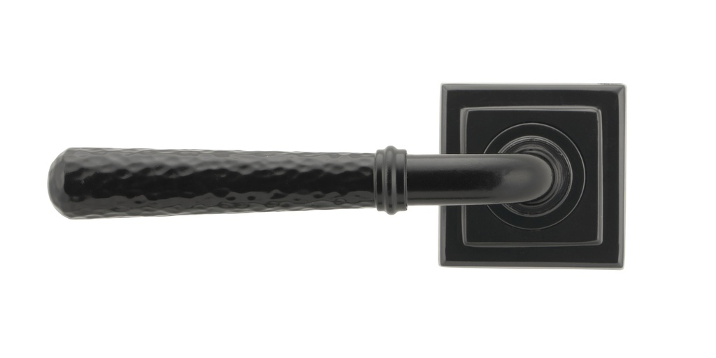 Black Hammered Newbury Lever on Rose Set (Square) - Unsprung in-situ