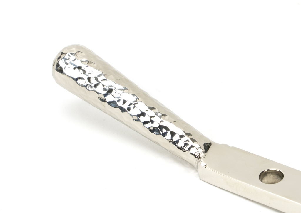 Polished Nickel 8&quot; Hammered Newbury Stay in-situ